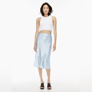 Aritzia Babaton Slip Midi Skirt